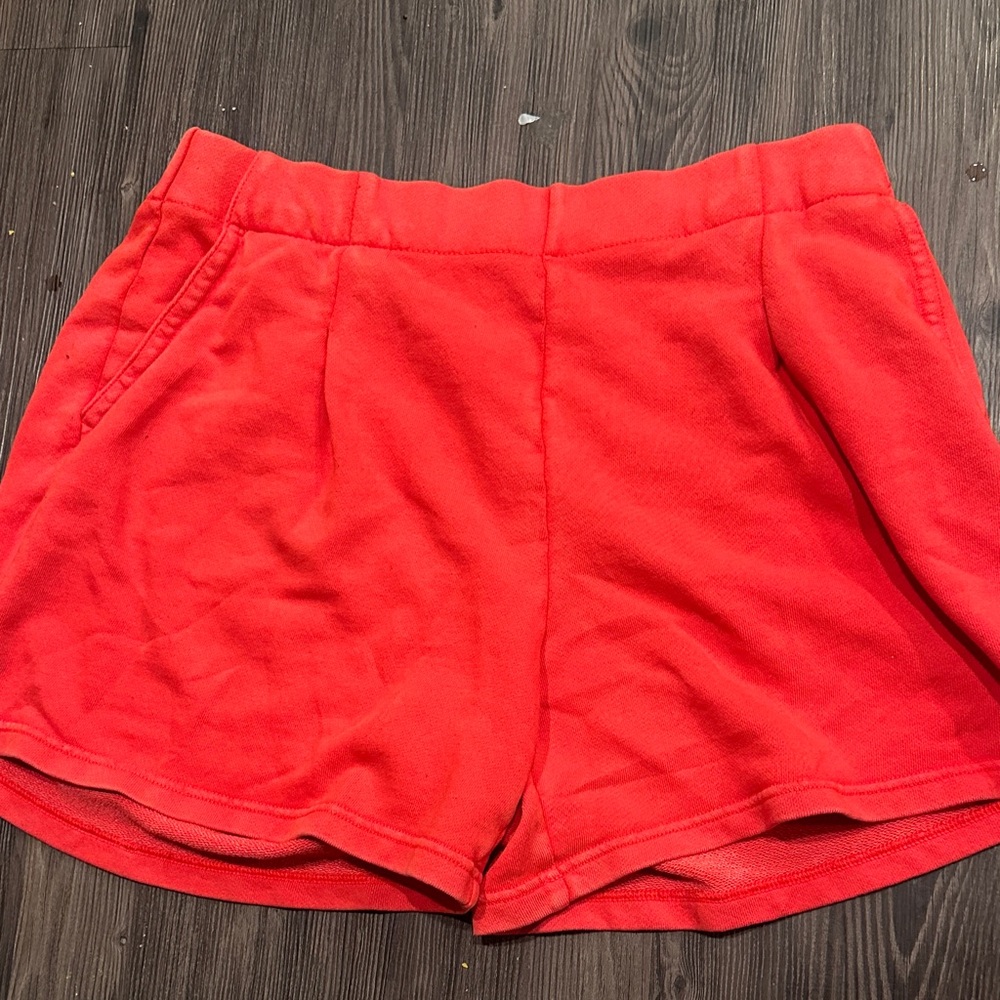 Aerie Red Women's Casual Pull-On Shorts Large